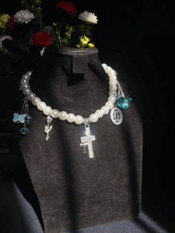Blue mist necklace
