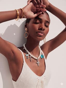 Blue mist necklace