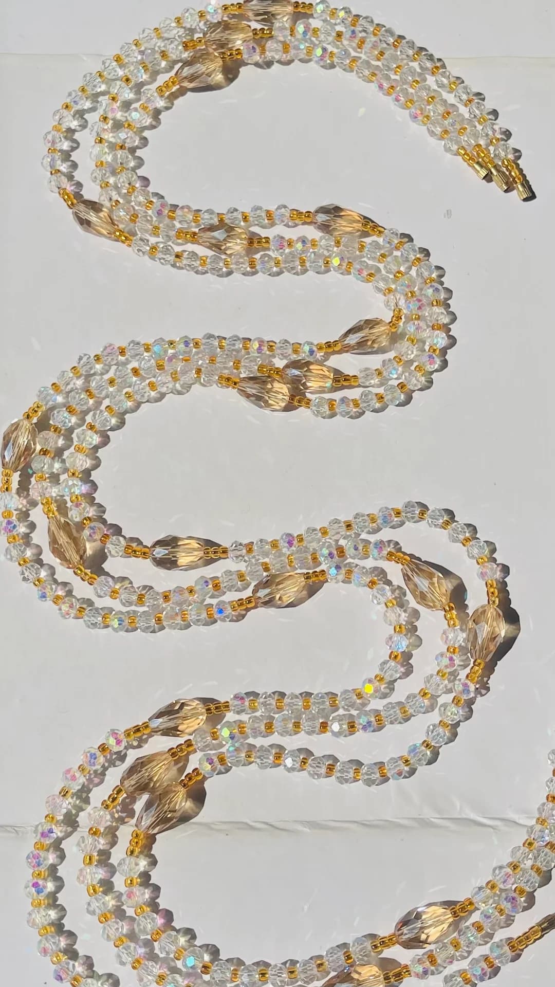 Gold waistbeads