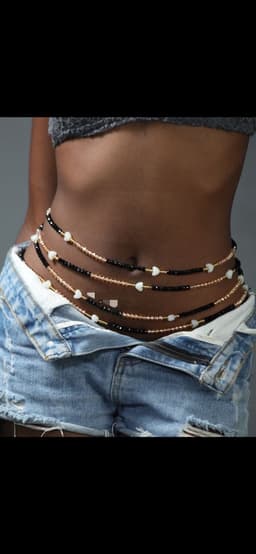 Heart waistbeads