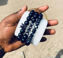 Men bracelet stack