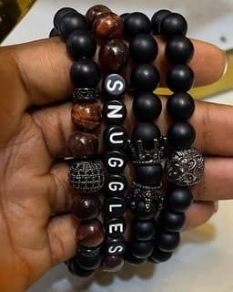 Men bracelet stack