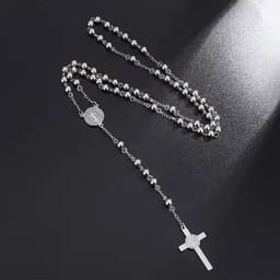 Rosary beaded necklaces